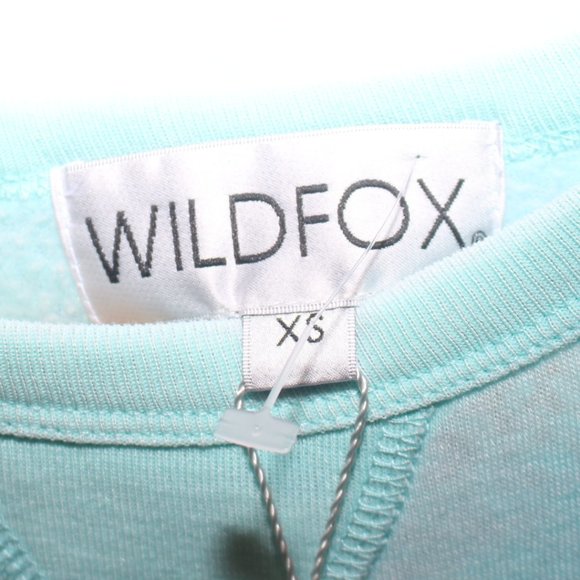 NWT Wildfox Asymmetrical Long Sleeve Knit Sweater Top Size XS - Picture 8 of 9